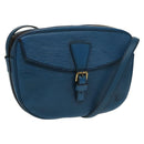 LOUIS VUITTON Epi June Feuille Shoulder Bag Blue M52155 LV Auth 100529-1