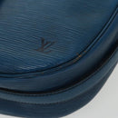 LOUIS VUITTON Epi June Feuille Shoulder Bag Blue M52155 LV Auth 100529-10