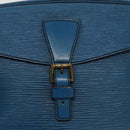 LOUIS VUITTON Epi June Feuille Shoulder Bag Blue M52155 LV Auth 100529-14