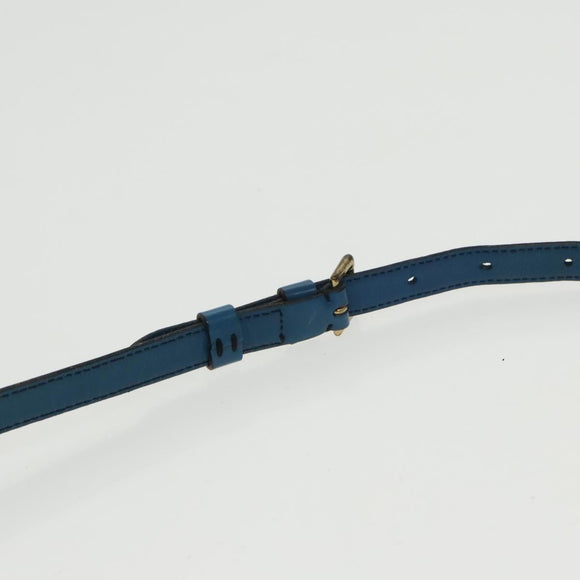 LOUIS VUITTON Epi June Feuille Shoulder Bag Blue M52155 LV Auth 100529