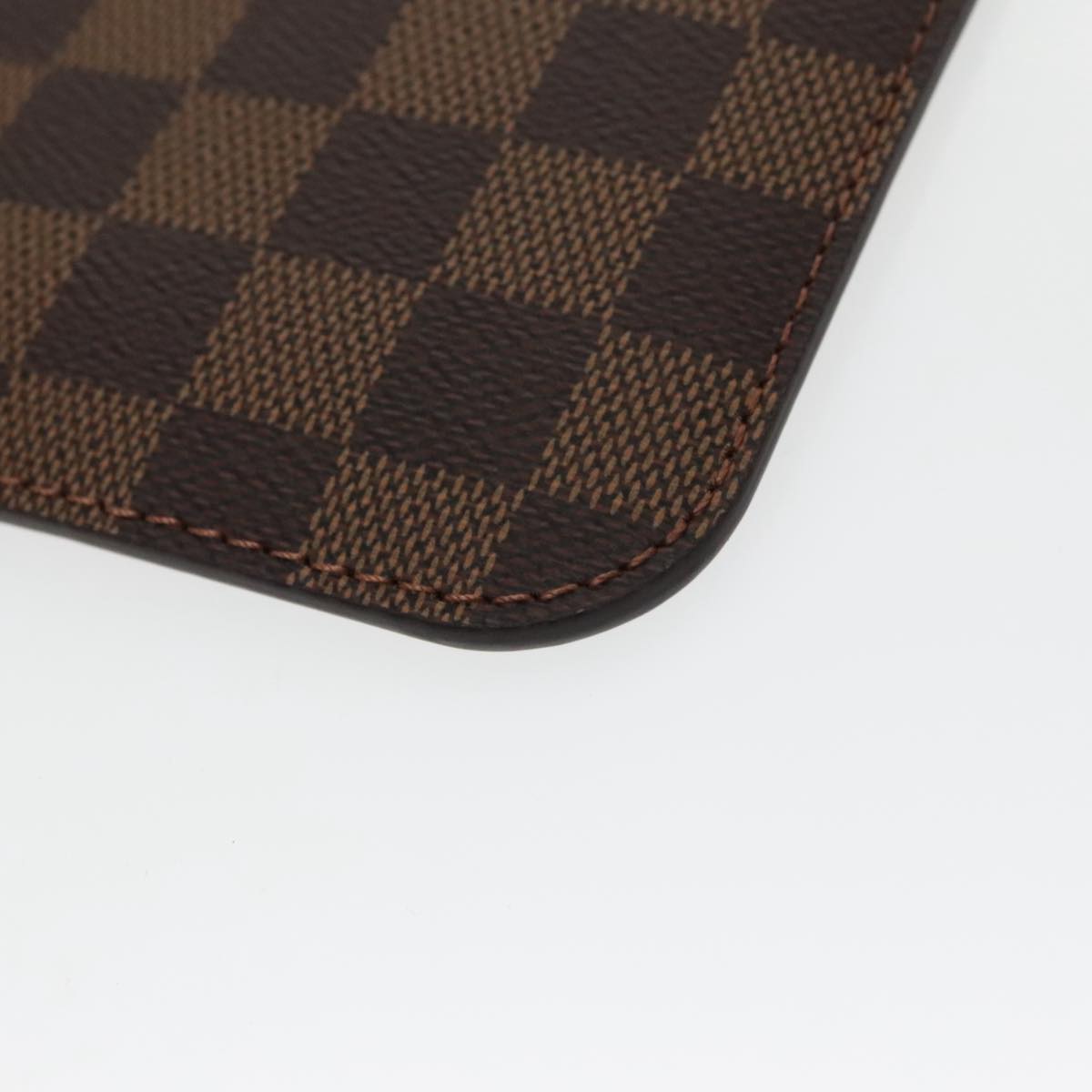 LOUIS VUITTON Damier Ebene Neverfull MM Pouch Accessory Pouch LV Auth 100531