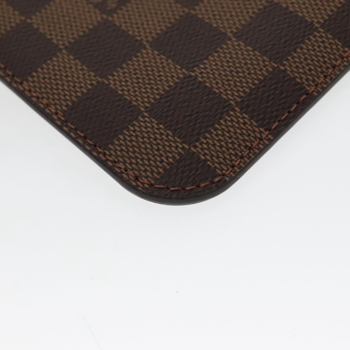 LOUIS VUITTON Damier Ebene Neverfull MM Pouch Accessory Pouch LV Auth 100531