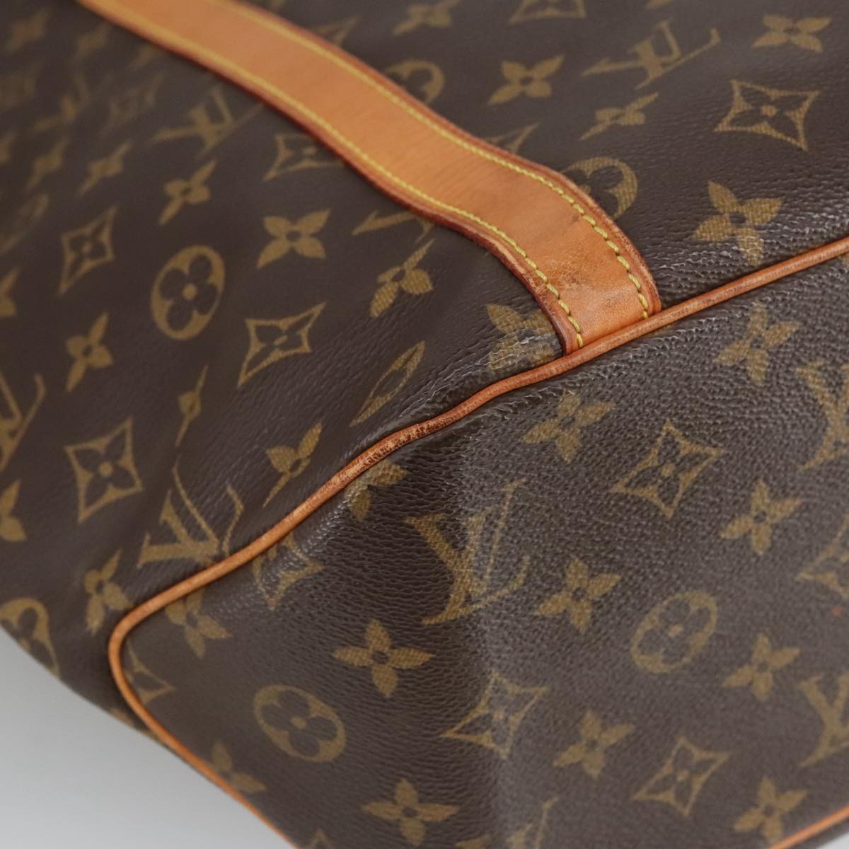 LOUIS VUITTON Monogram Sac Shopping Tote Bag M51108 LV Auth 100533