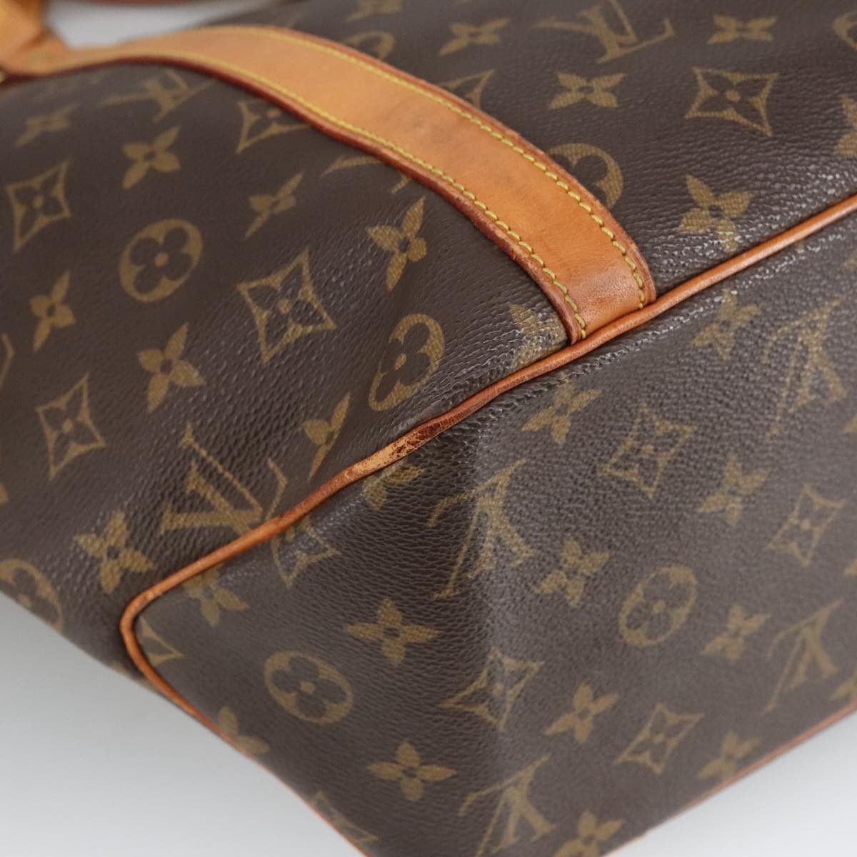 LOUIS VUITTON Monogram Sac Shopping Tote Bag M51108 LV Auth 100533