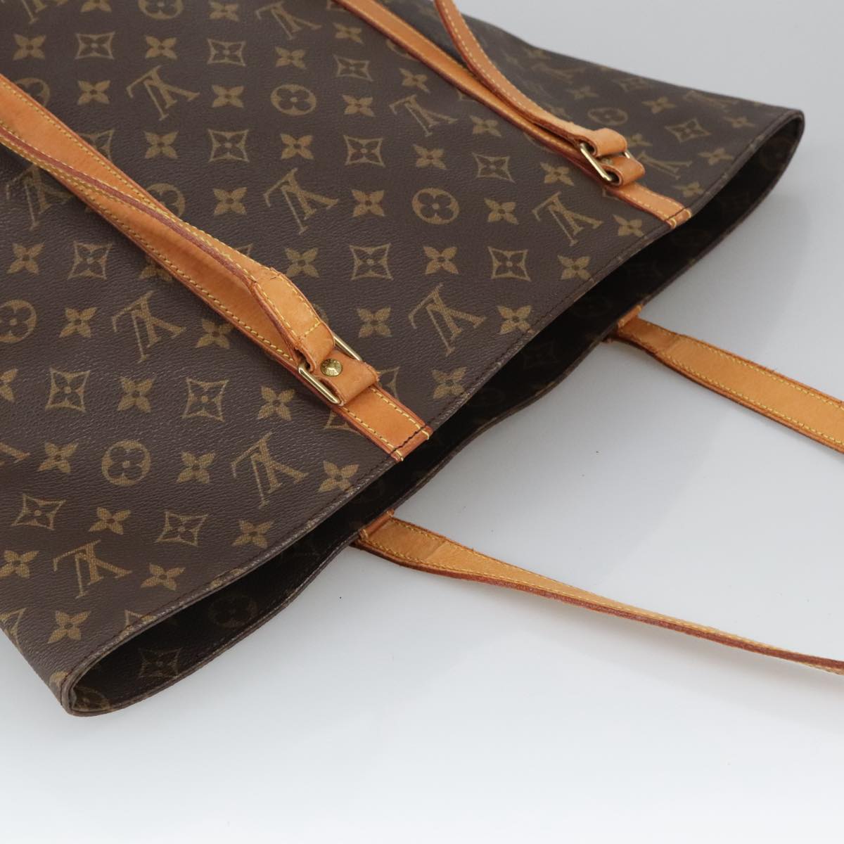 LOUIS VUITTON Monogram Sac Shopping Tote Bag M51108 LV Auth 100533