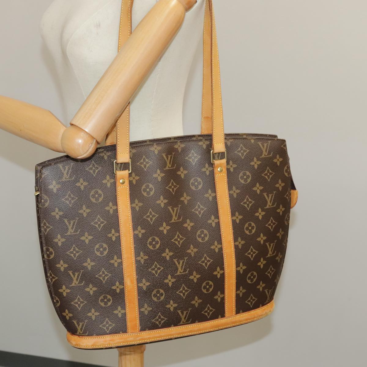 LOUIS VUITTON Monogram Babylone Tote Bag M51102 LV Auth 100534