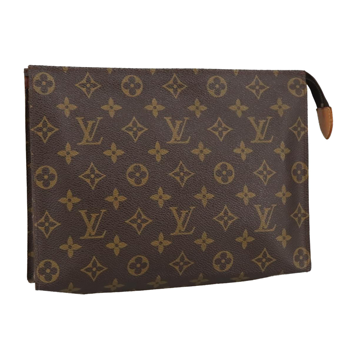 LOUIS VUITTON Monogram Poche Toilette 26 Pouch M47542 LV Auth 100539