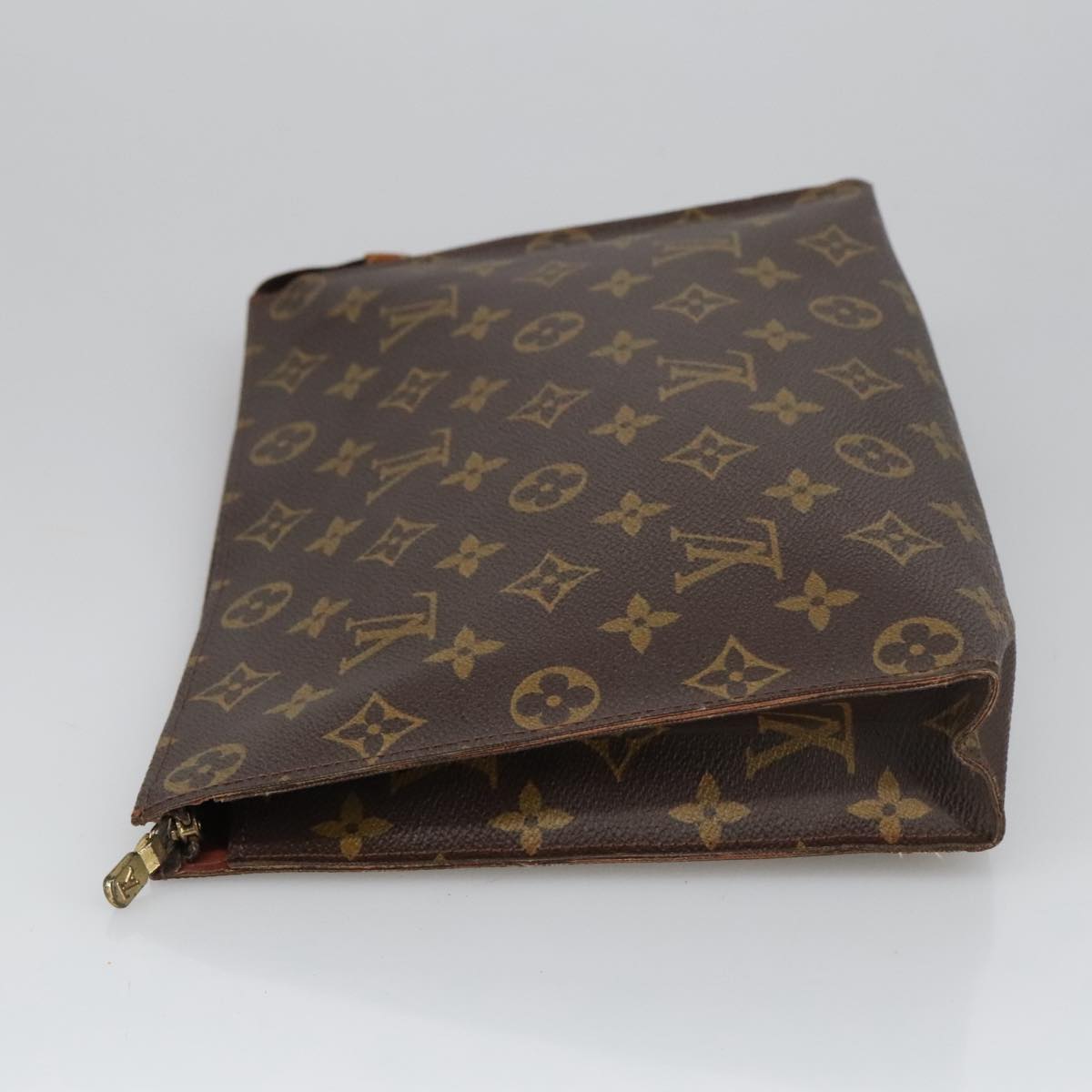 LOUIS VUITTON Monogram Poche Toilette 26 Pouch M47542 LV Auth 100539