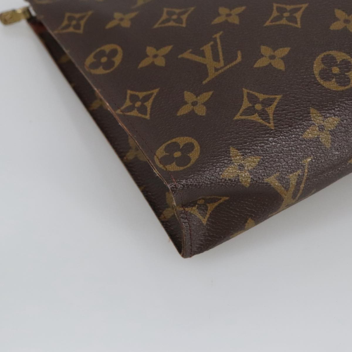 LOUIS VUITTON Monogram Poche Toilette 26 Pouch M47542 LV Auth 100539