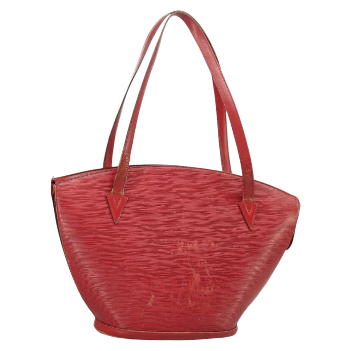 LOUIS VUITTON Epi Saint Jacques Shopping Shoulder Bag Red M52277 LV Auth 100543