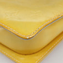 LOUIS VUITTON Monogram Vernis Motto Accessory Pouch Gris M91030 LV Auth 100544-16