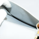 LOUIS VUITTON Monogram Vernis Motto Accessory Pouch Gris M91030 LV Auth 100544-21