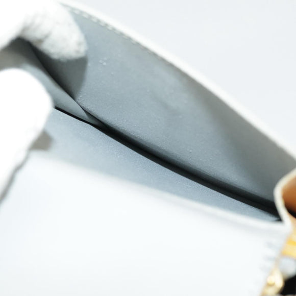 LOUIS VUITTON Monogram Vernis Motto Accessory Pouch Gris M91030 LV Auth 100544