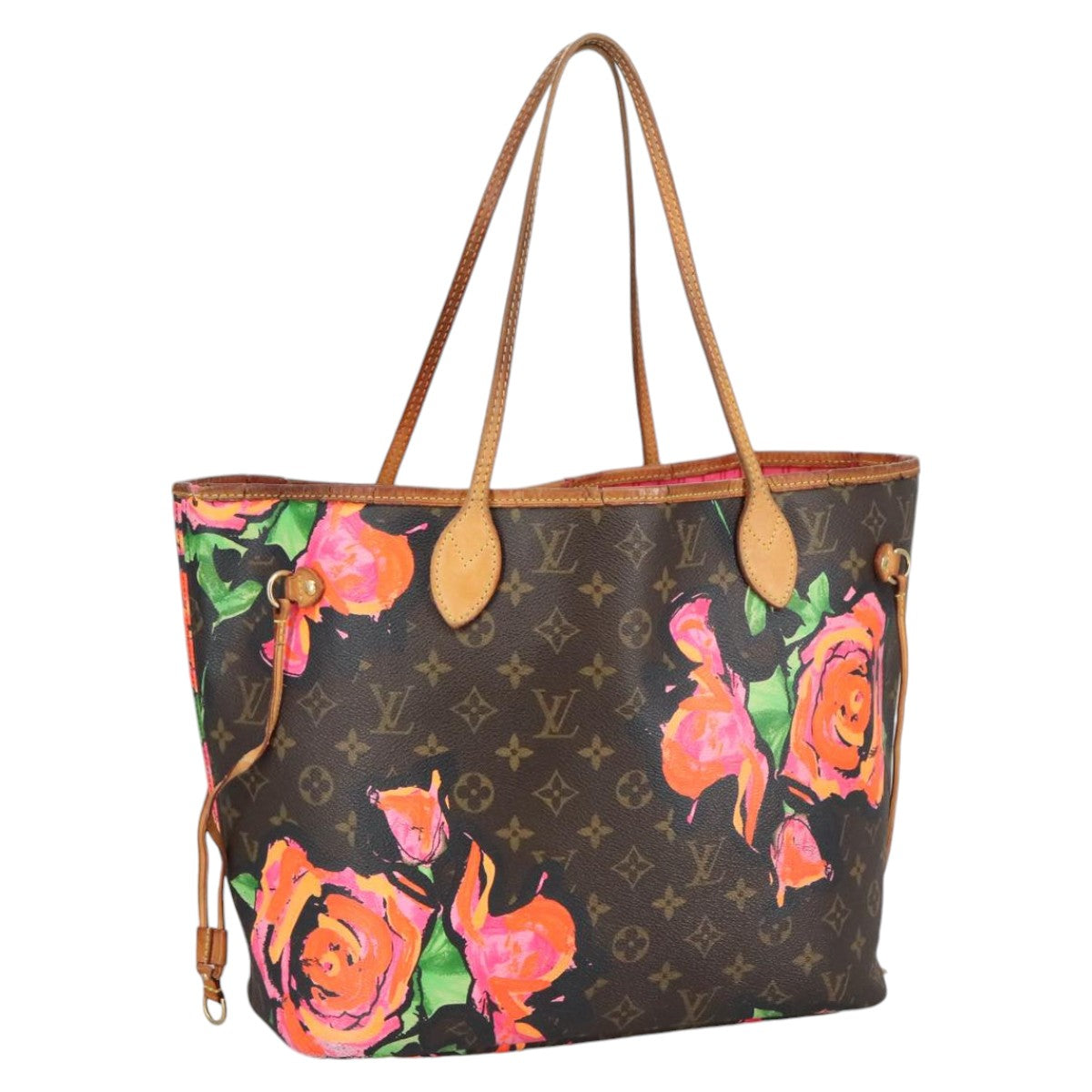 LOUIS VUITTON Monogram Rose Neverfull MM Tote Bag M48613 LV Auth 100548