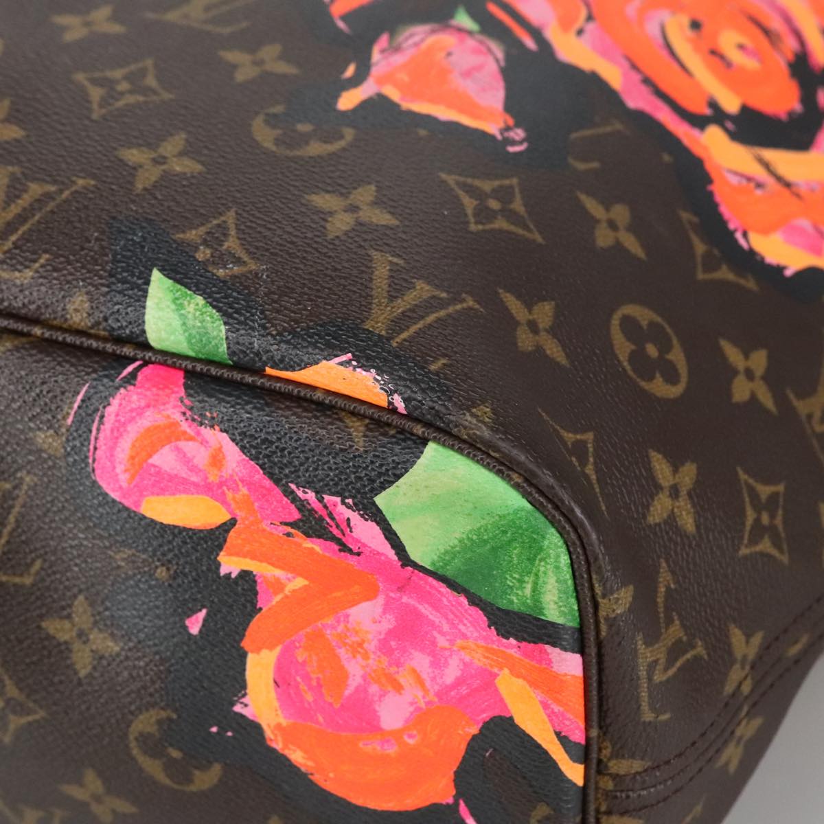 LOUIS VUITTON Monogram Rose Neverfull MM Tote Bag M48613 LV Auth 100548