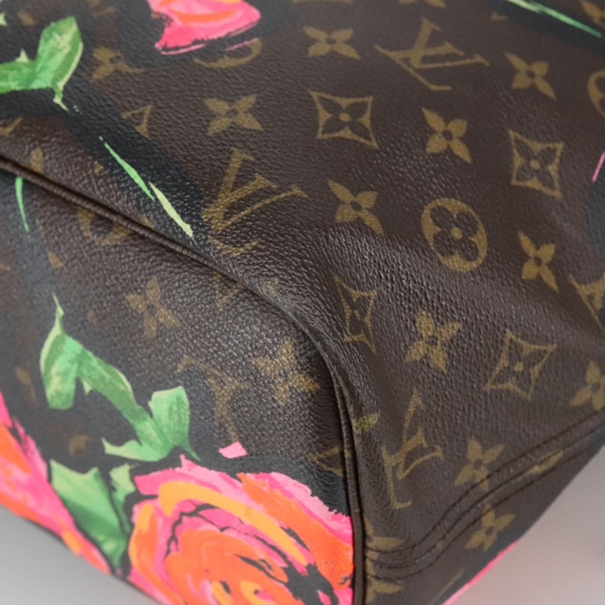 LOUIS VUITTON Monogram Rose Neverfull MM Tote Bag M48613 LV Auth 100548