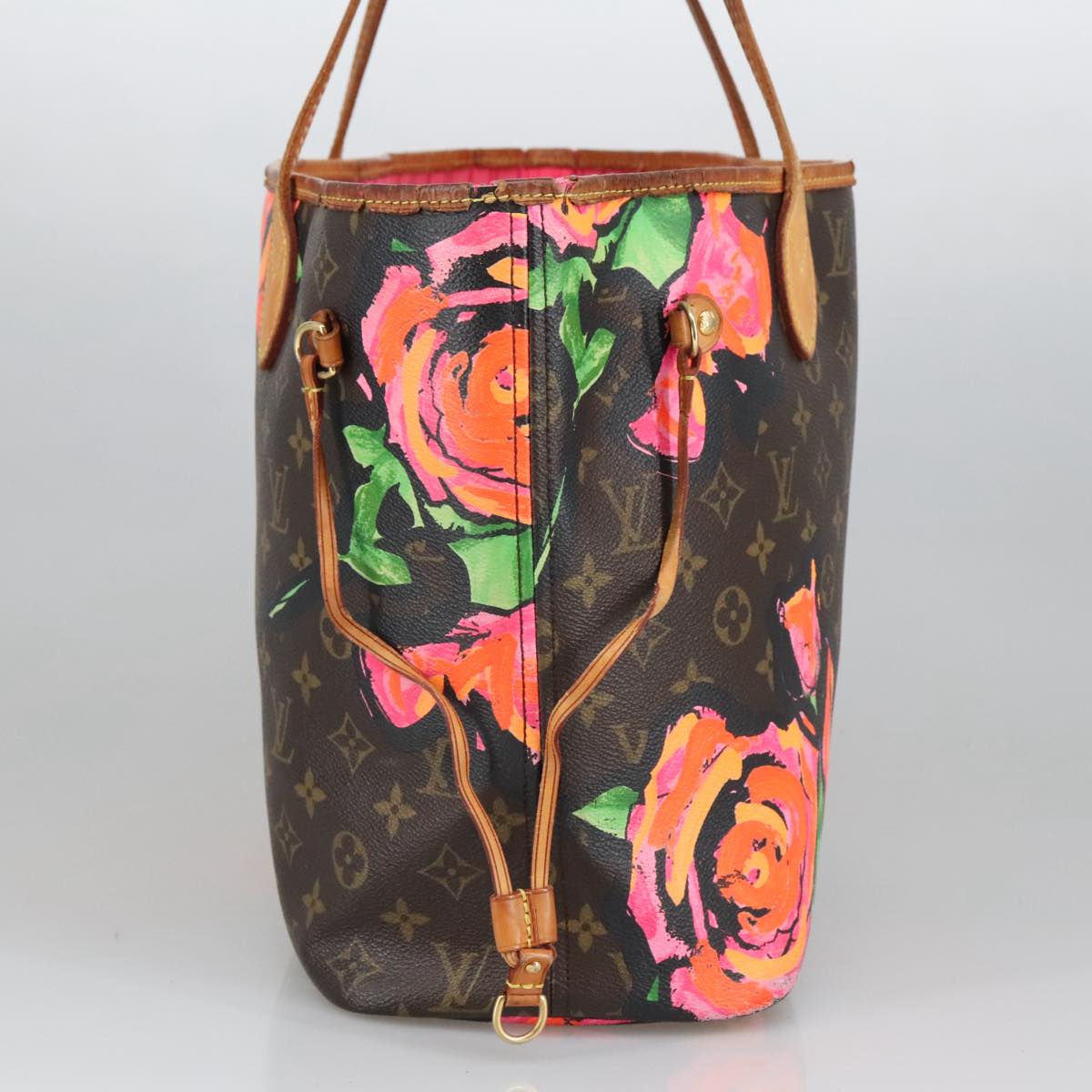 LOUIS VUITTON Monogram Rose Neverfull MM Tote Bag M48613 LV Auth 100548