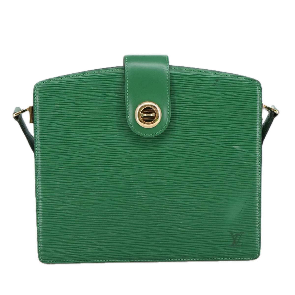 LOUIS VUITTON Epi Capuchin Shoulder Bag Green M52344 LV Auth 100550 - 0