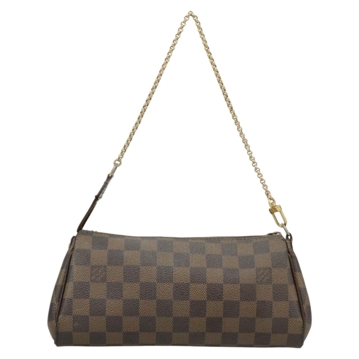 LOUIS VUITTON Damier Ebene Eva Shoulder Bag 2way N55213 LV Auth 100556