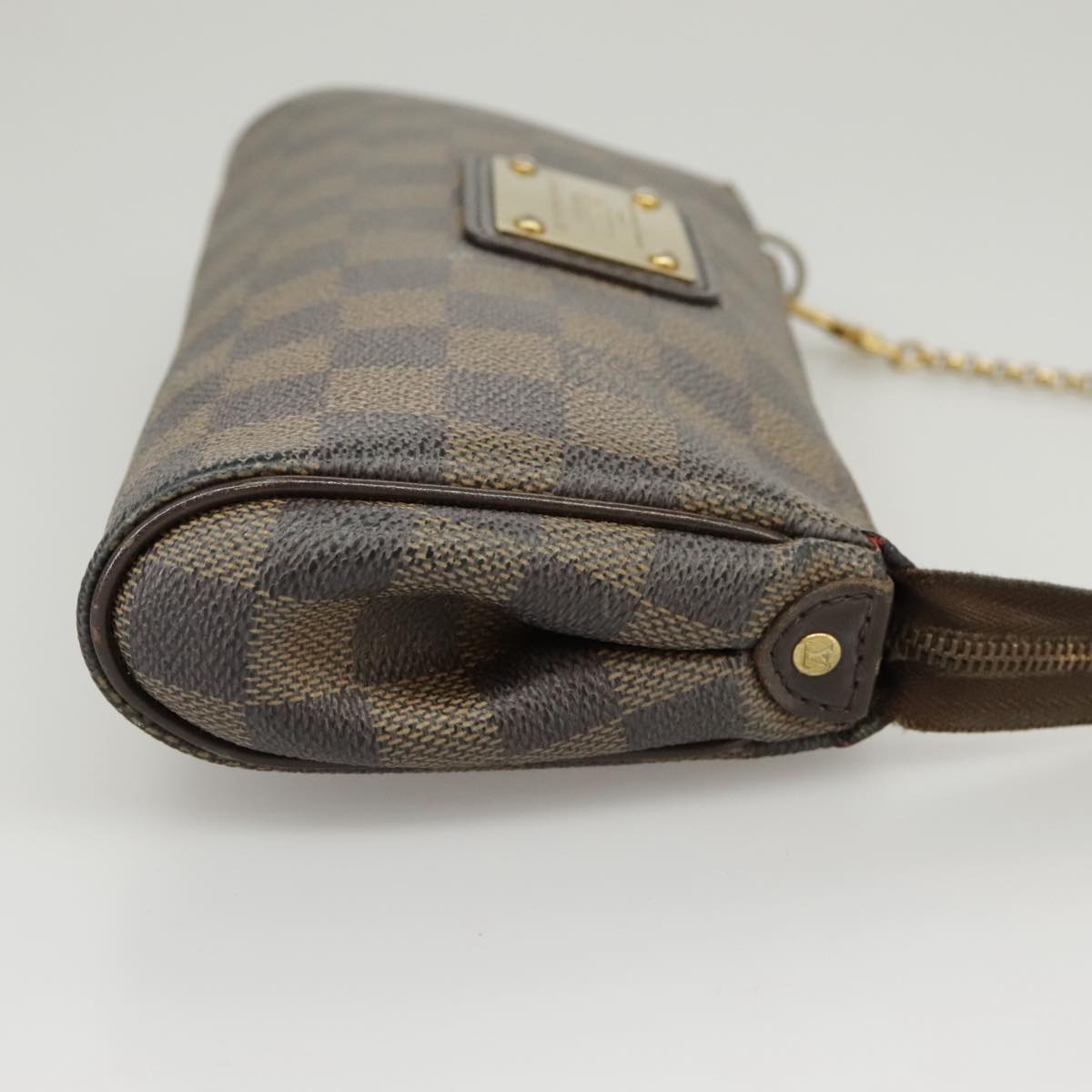 LOUIS VUITTON Damier Ebene Eva Shoulder Bag 2way N55213 LV Auth 100556