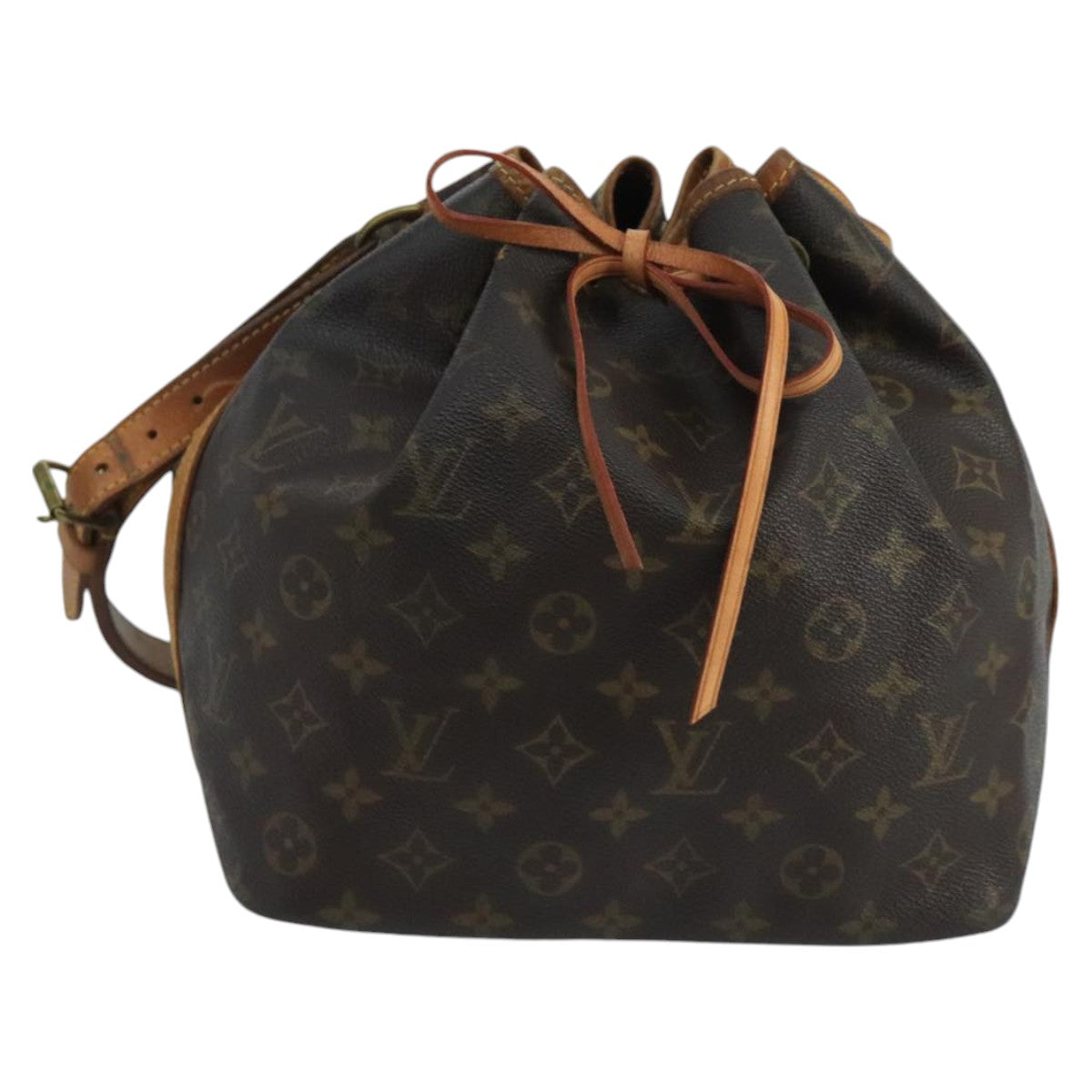 LOUIS VUITTON Monogram Petit Noe Shoulder Bag M42226 LV Auth 100557