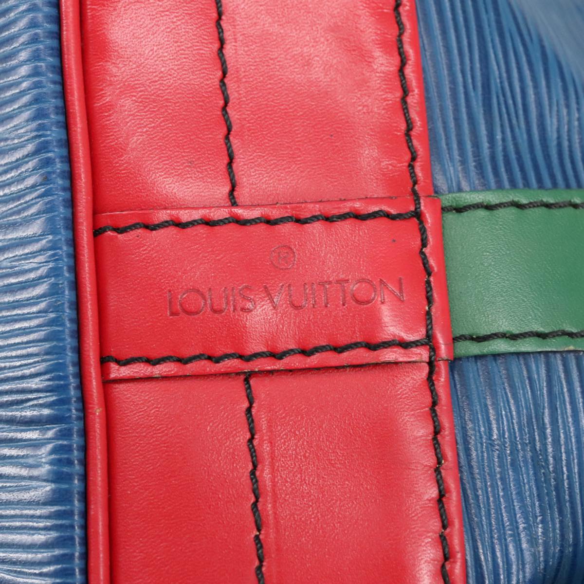 LOUIS VUITTON Epi Toriko Color Noe ShoulderBag Red Blue Green M44084 Auth 100561