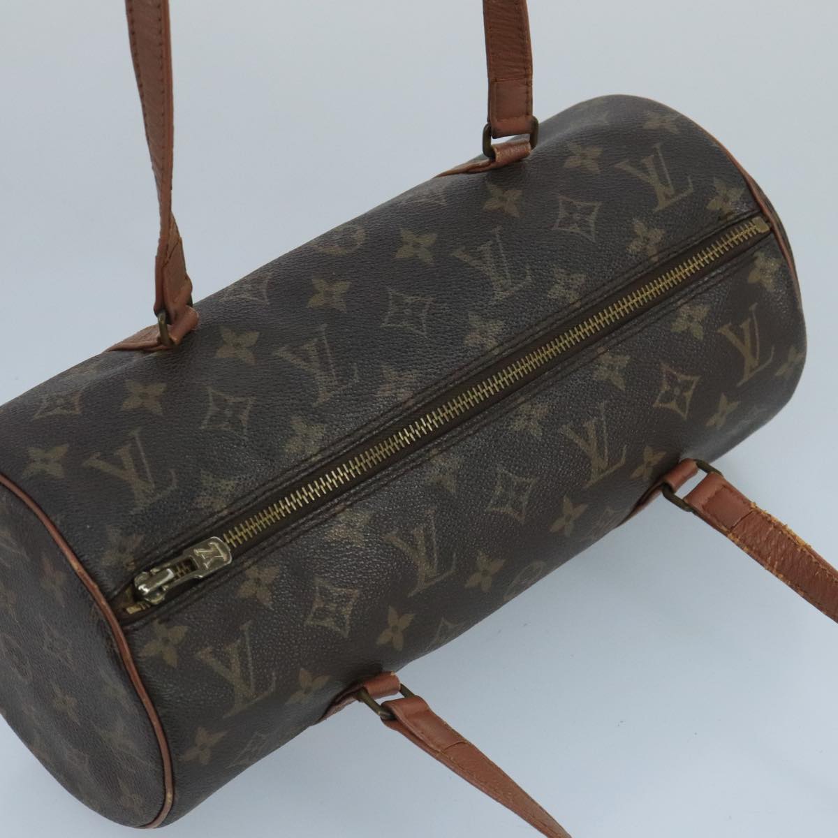 LOUIS VUITTON Monogram Papillon 30 Hand Bag M51385 LV Auth 100562