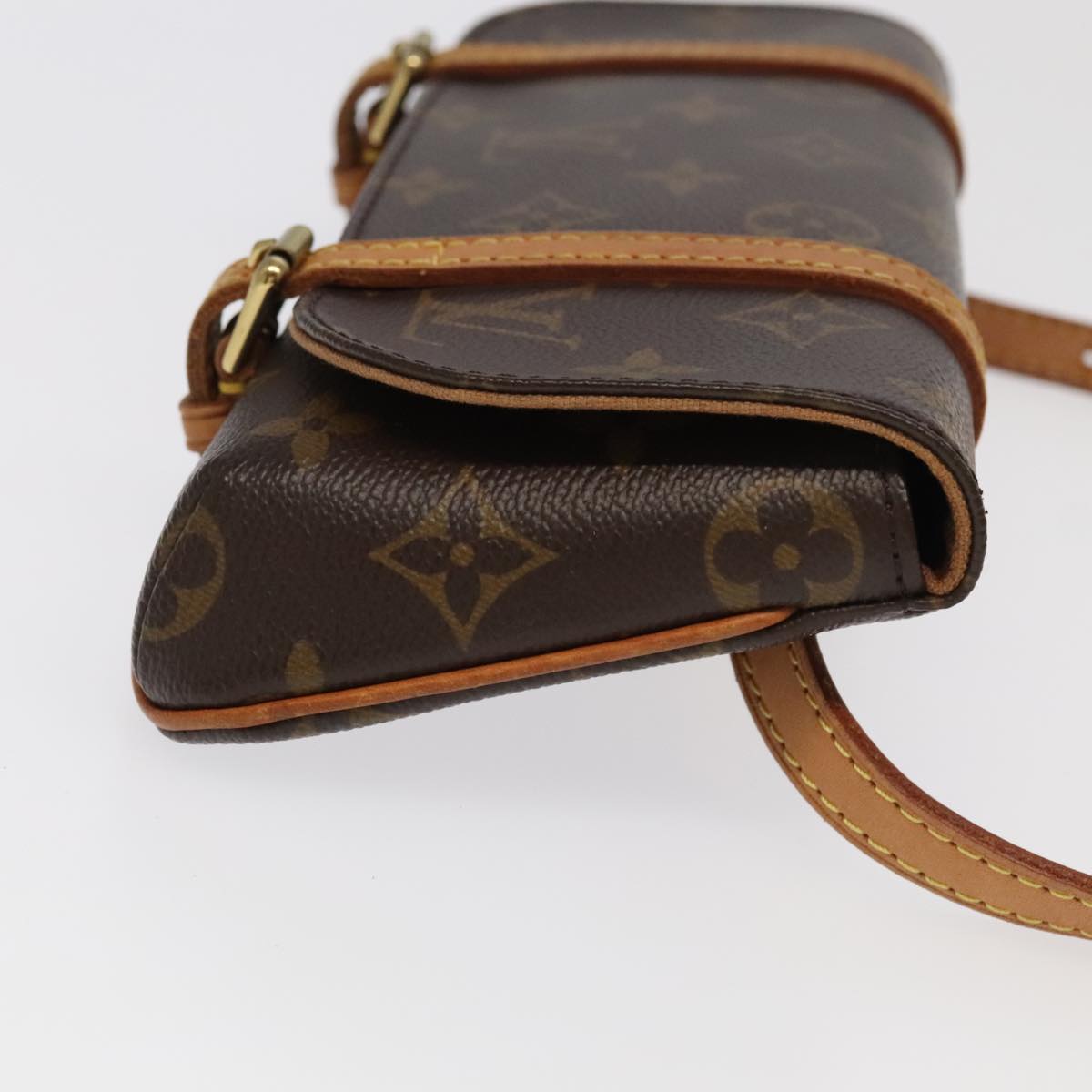 LOUIS VUITTON Monogram Pochette Marrell Waist bag M51159 LV Auth 100563