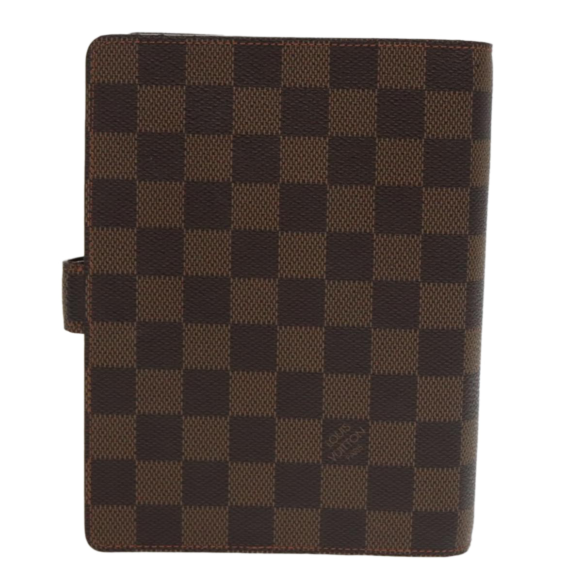 LOUIS VUITTON Damier Ebene Agenda MM Day Planner Cover R20240 LV Auth 100569 - 0