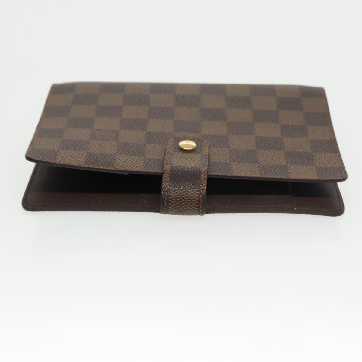 LOUIS VUITTON Damier Ebene Agenda MM Day Planner Cover R20240 LV Auth 100569