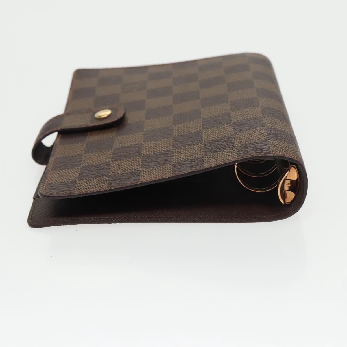 LOUIS VUITTON Damier Ebene Agenda MM Day Planner Cover R20240 LV Auth 100569