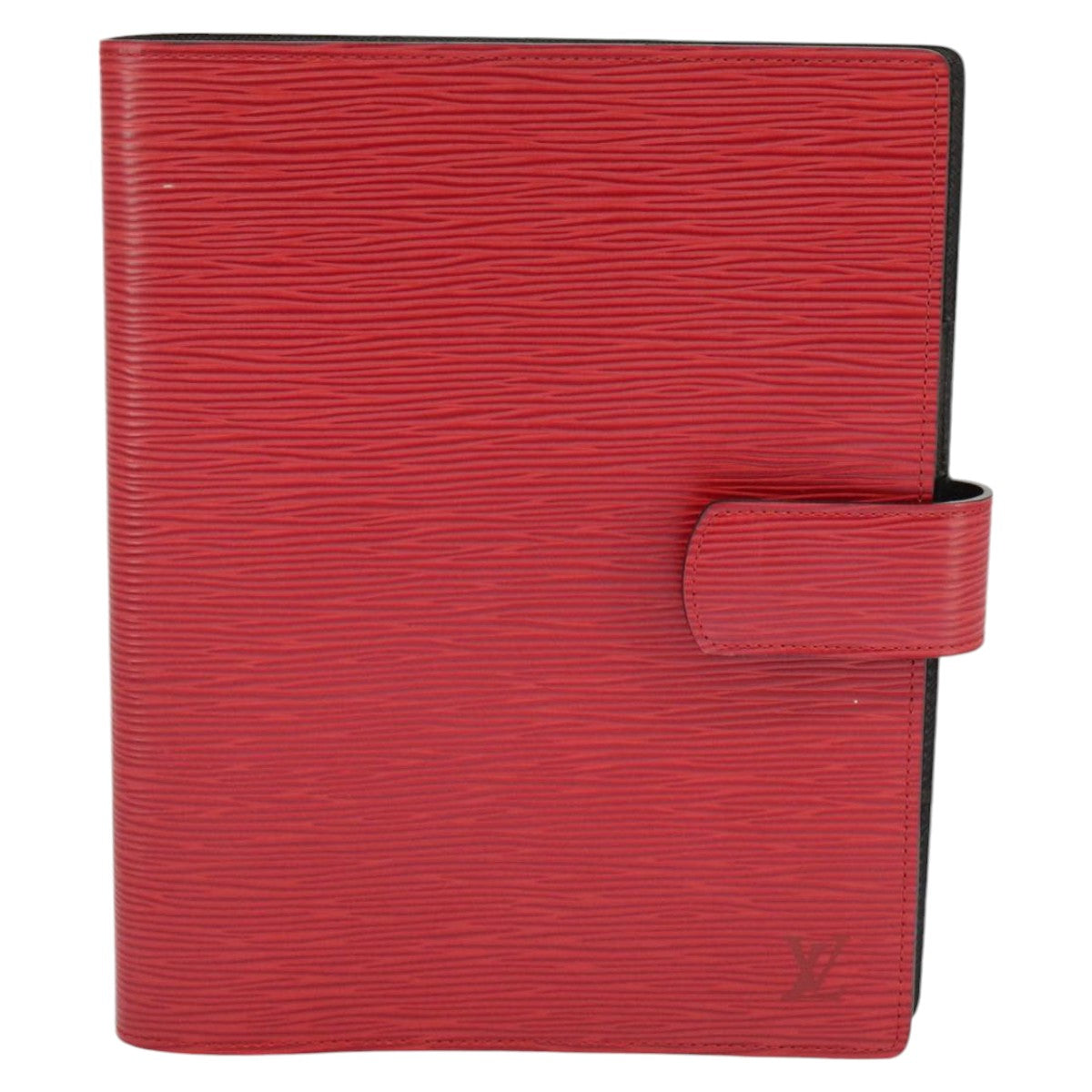 LOUIS VUITTON Epi Agenda GM Day Planner Cover Red R20217 LV Auth 100571 - 0