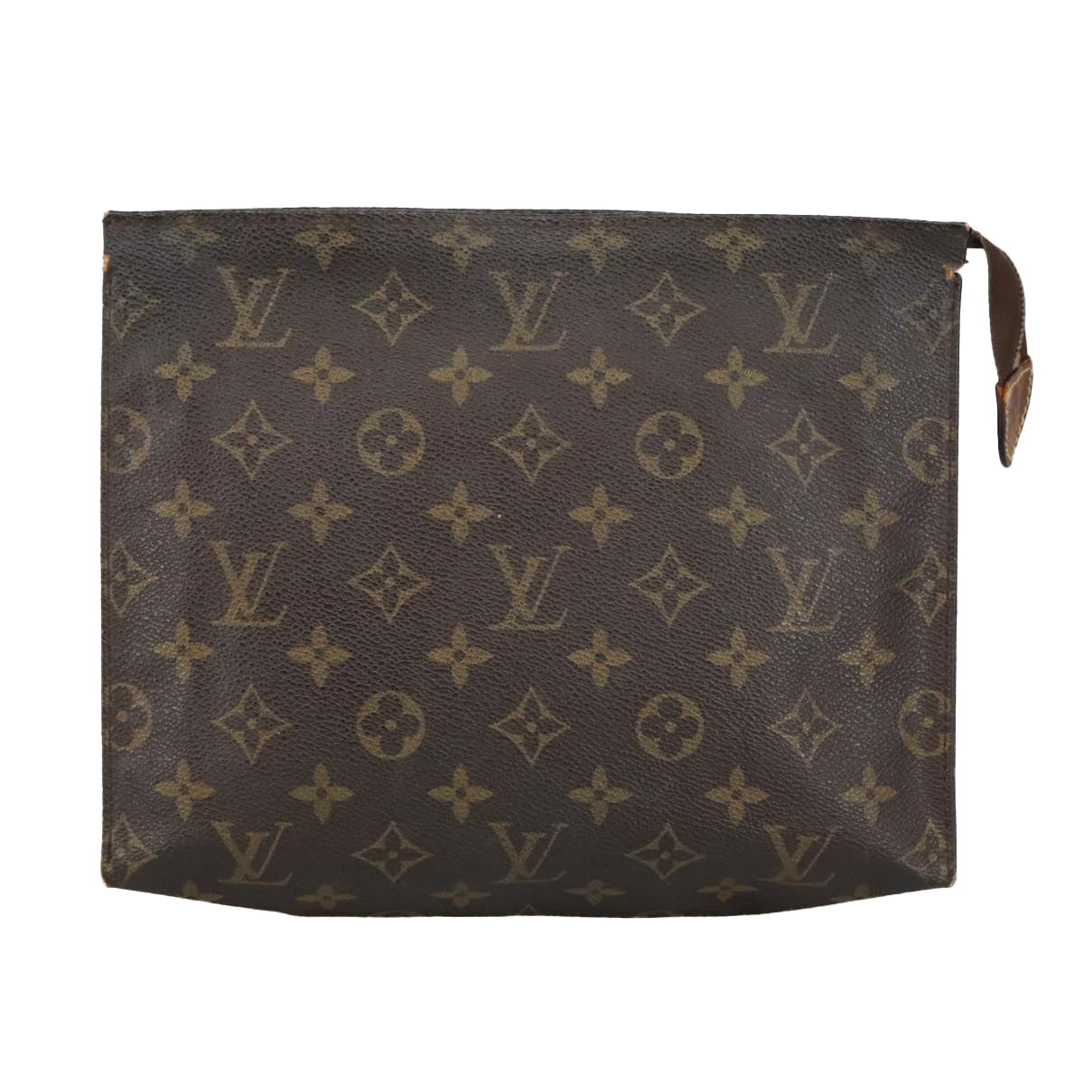 LOUIS VUITTON Monogram Poche Toilette 26 Pouch M47542 LV Auth 100572