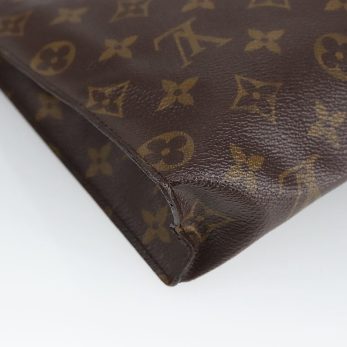 LOUIS VUITTON Monogram Poche Toilette 26 Pouch M47542 LV Auth 100572