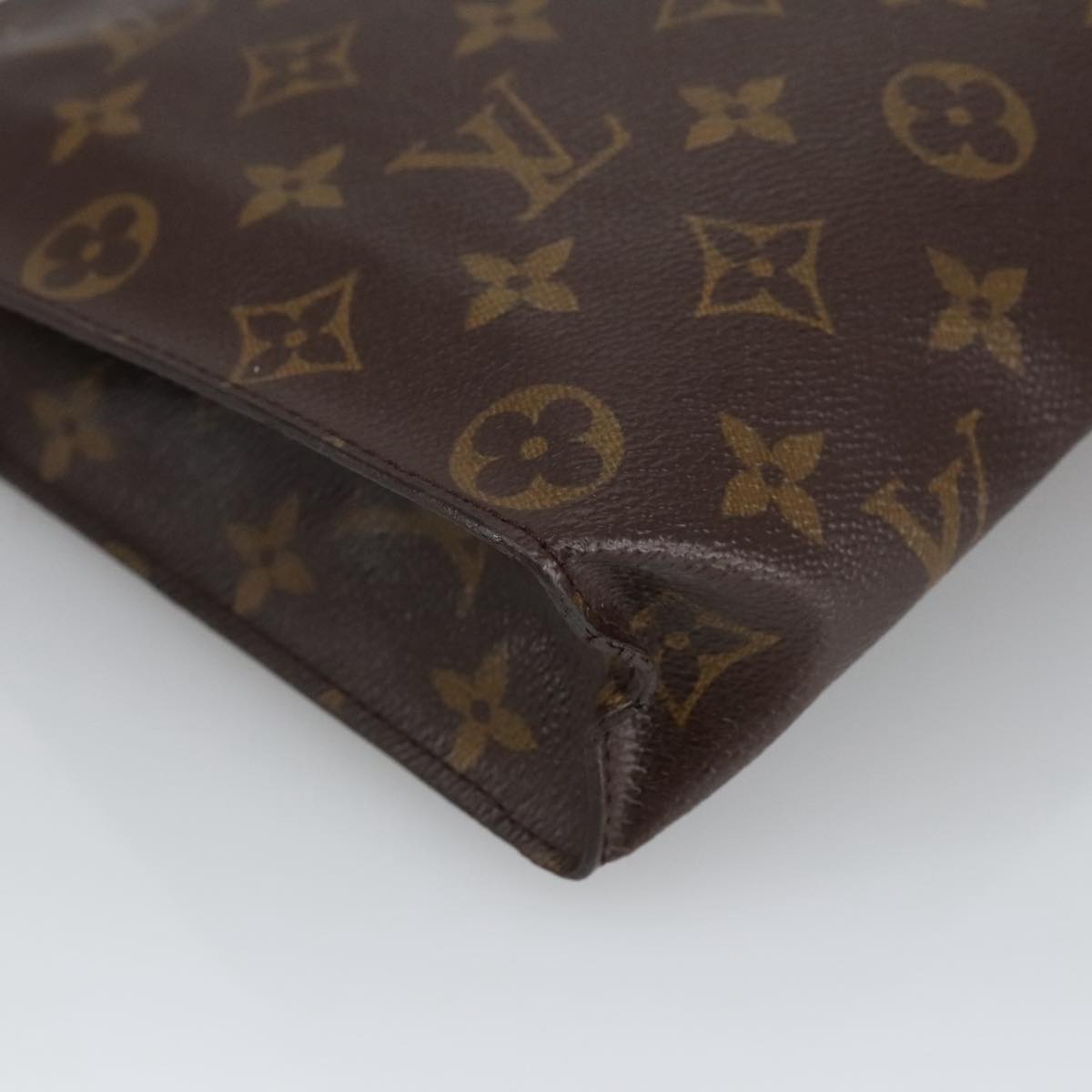 LOUIS VUITTON Monogram Poche Toilette 26 Pouch M47542 LV Auth 100572