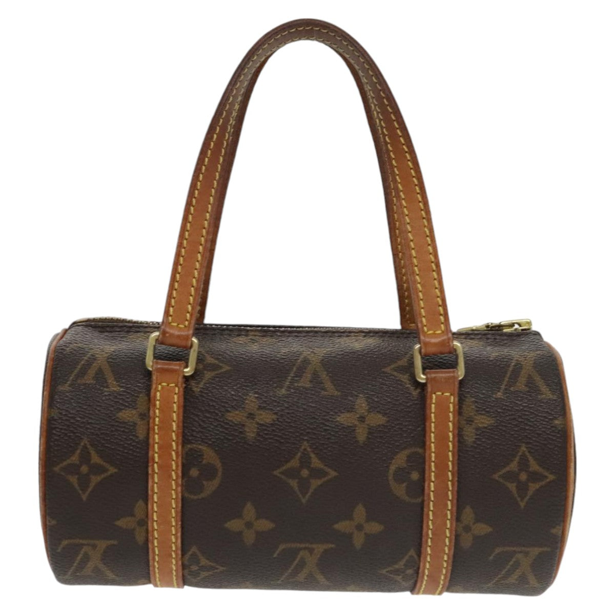 LOUIS VUITTON Monogram Papillon 19 Hand Bag M51389 LV Auth 100580