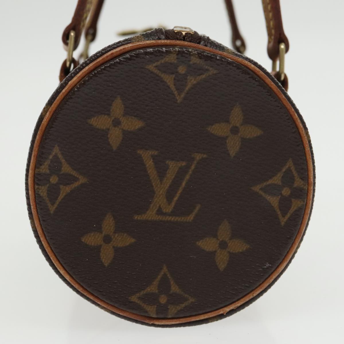 LOUIS VUITTON Monogram Papillon 19 Hand Bag M51389 LV Auth 100580