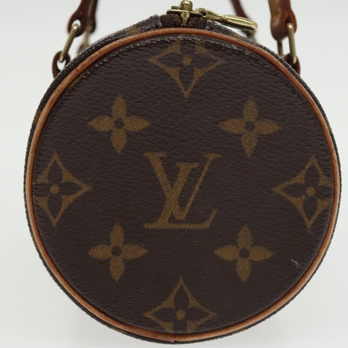 LOUIS VUITTON Monogram Papillon 19 Hand Bag M51389 LV Auth 100580