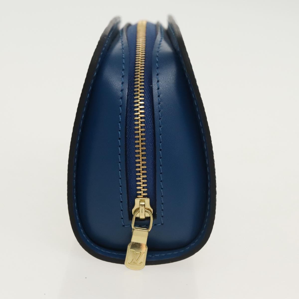 LOUIS VUITTON Epi Dauphine PM Pouch Blue M48445 LV Auth 100583