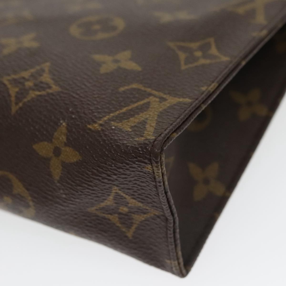 LOUIS VUITTON Monogram Poche Toilette 19 Pouch M47544 LV Auth 100588