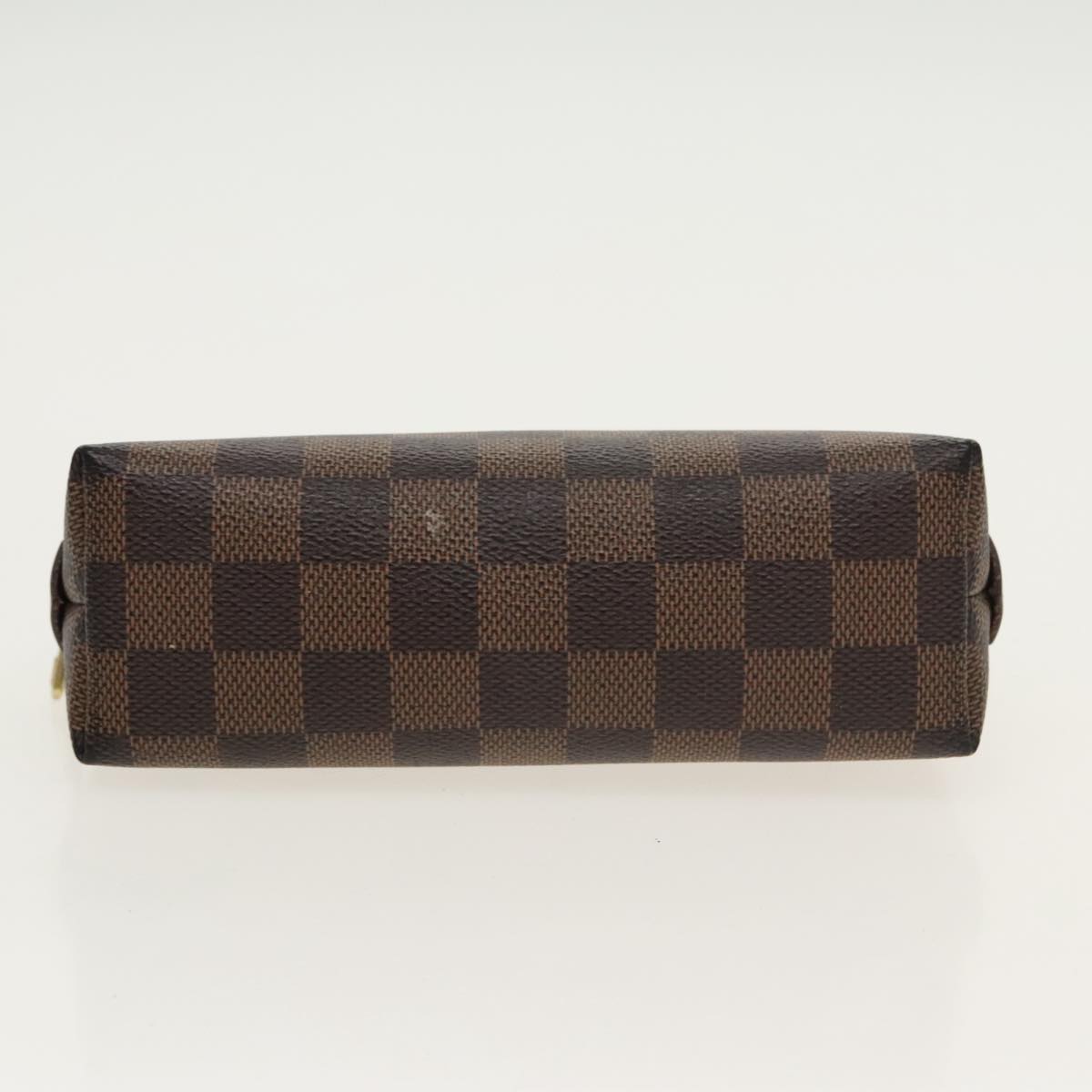 LOUIS VUITTON Damier Ebene Pochette Cosmetic PM Pouch N47516 LV Auth 100592