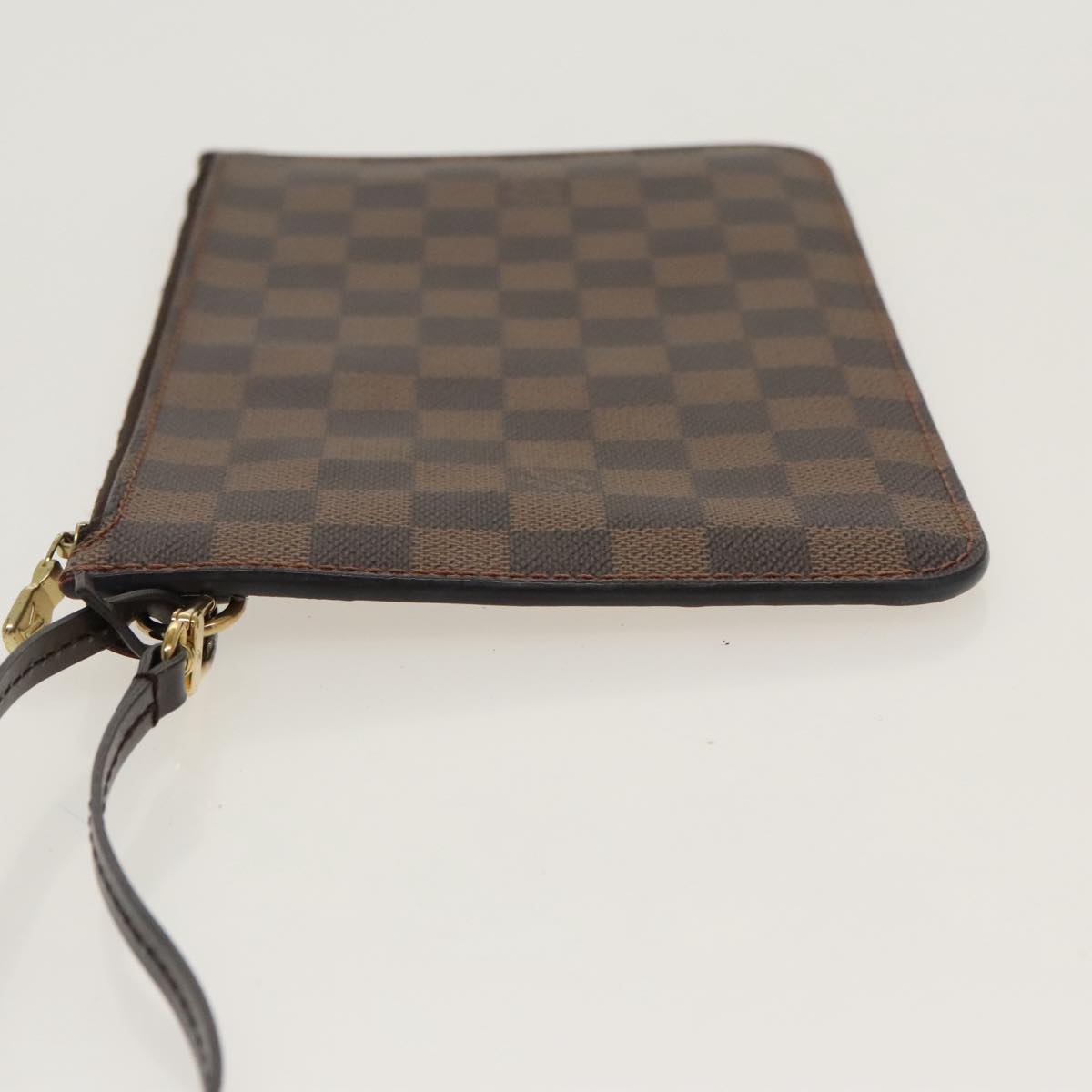 LOUIS VUITTON Damier Ebene Neverfull MM Pouch Accessory Pouch LV Auth 100593