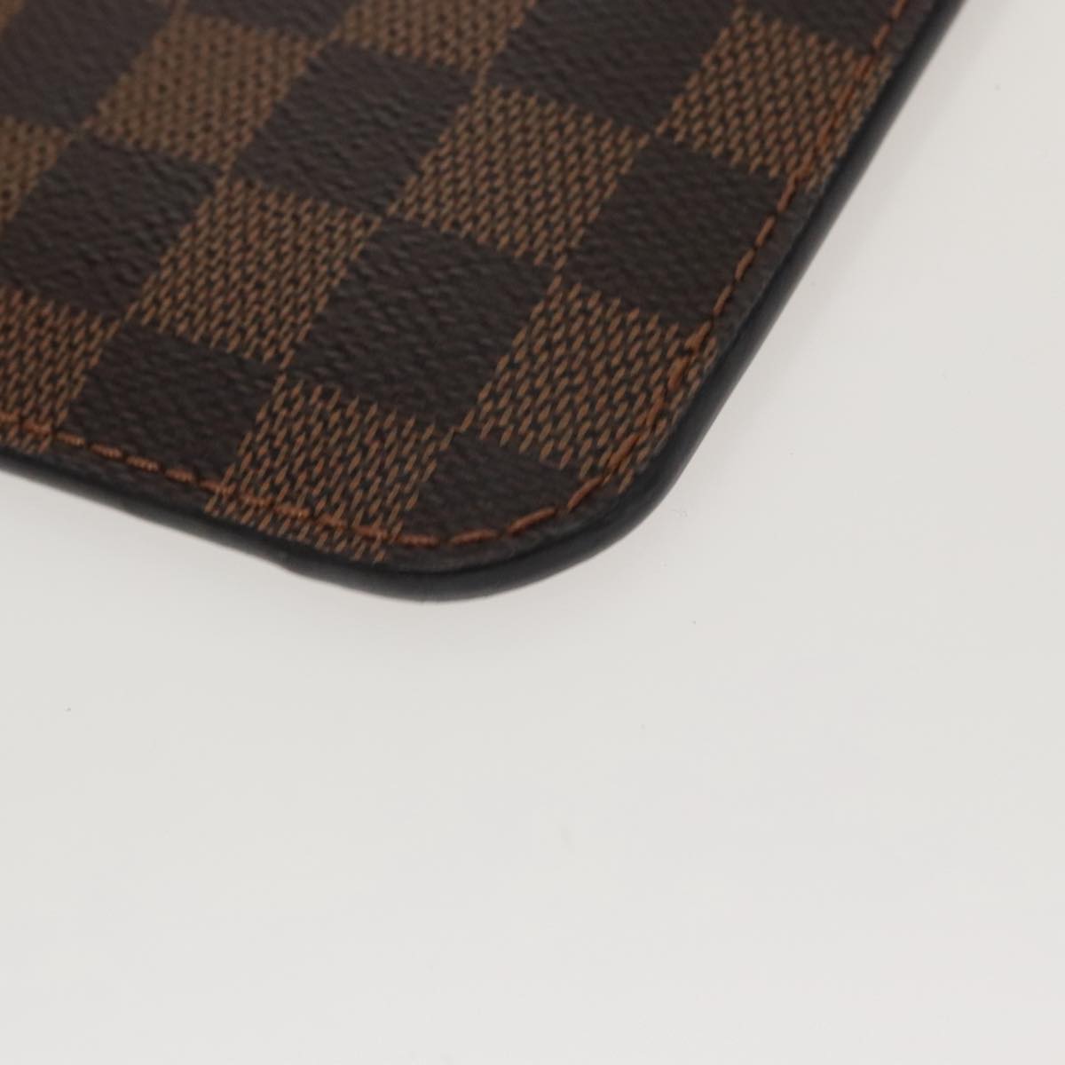 LOUIS VUITTON Damier Ebene Neverfull MM Pouch Accessory Pouch LV Auth 100593