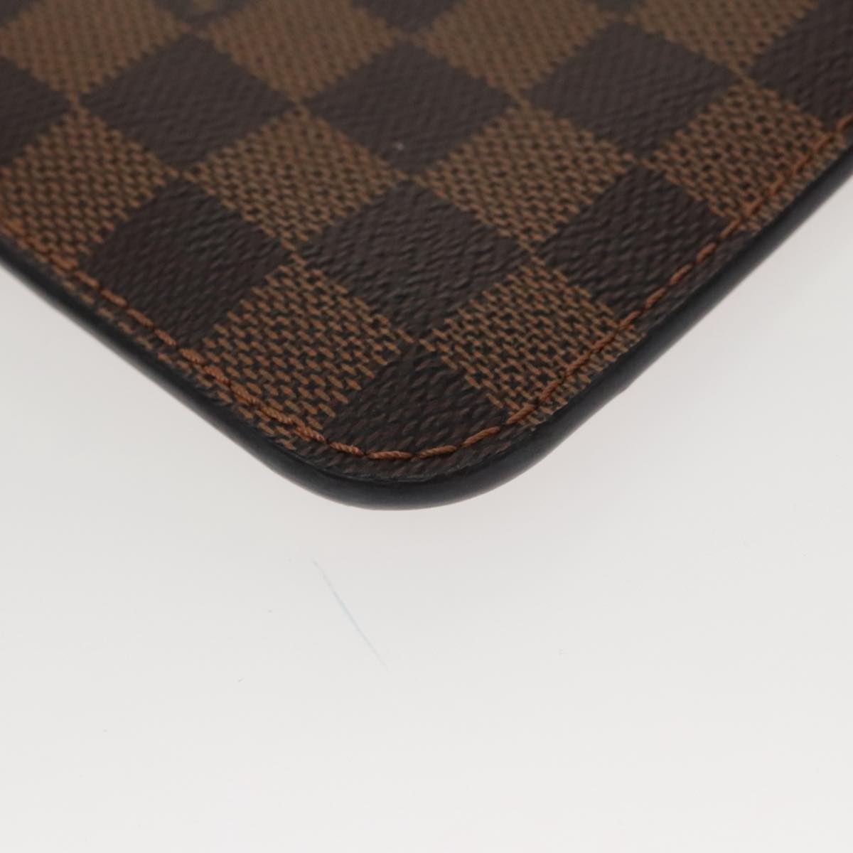 LOUIS VUITTON Damier Ebene Neverfull MM Pouch Accessory Pouch LV Auth 100593