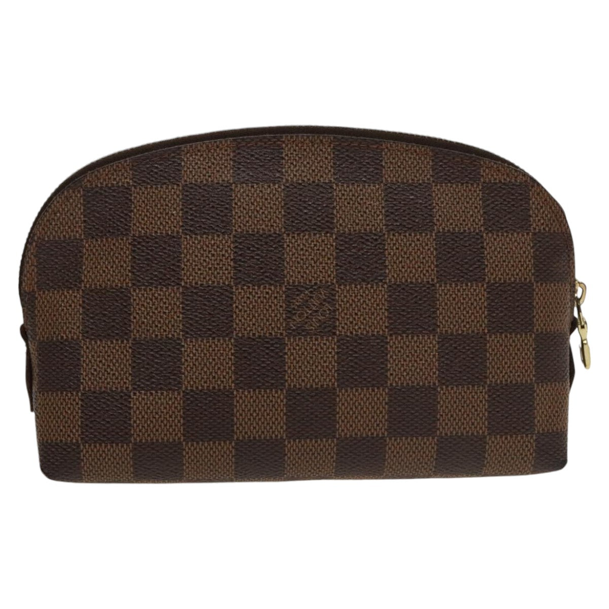 LOUIS VUITTON Damier Ebene Pochette Cosmetic PM Pouch N47516 LV Auth 100594 - 0