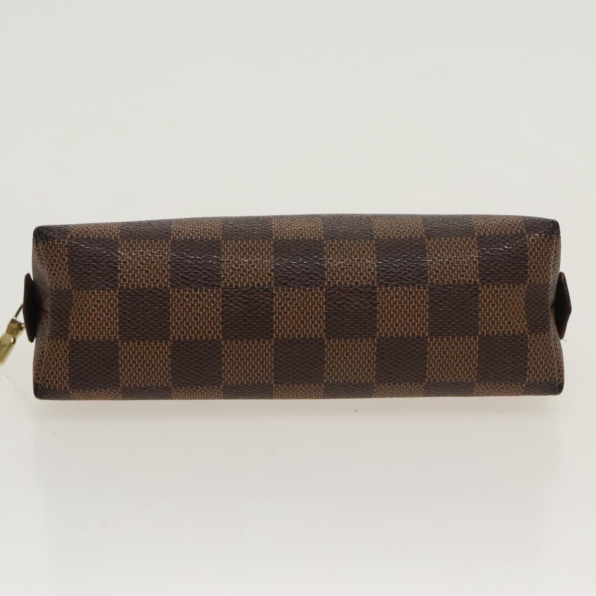 LOUIS VUITTON Damier Ebene Pochette Cosmetic PM Pouch N47516 LV Auth 100594