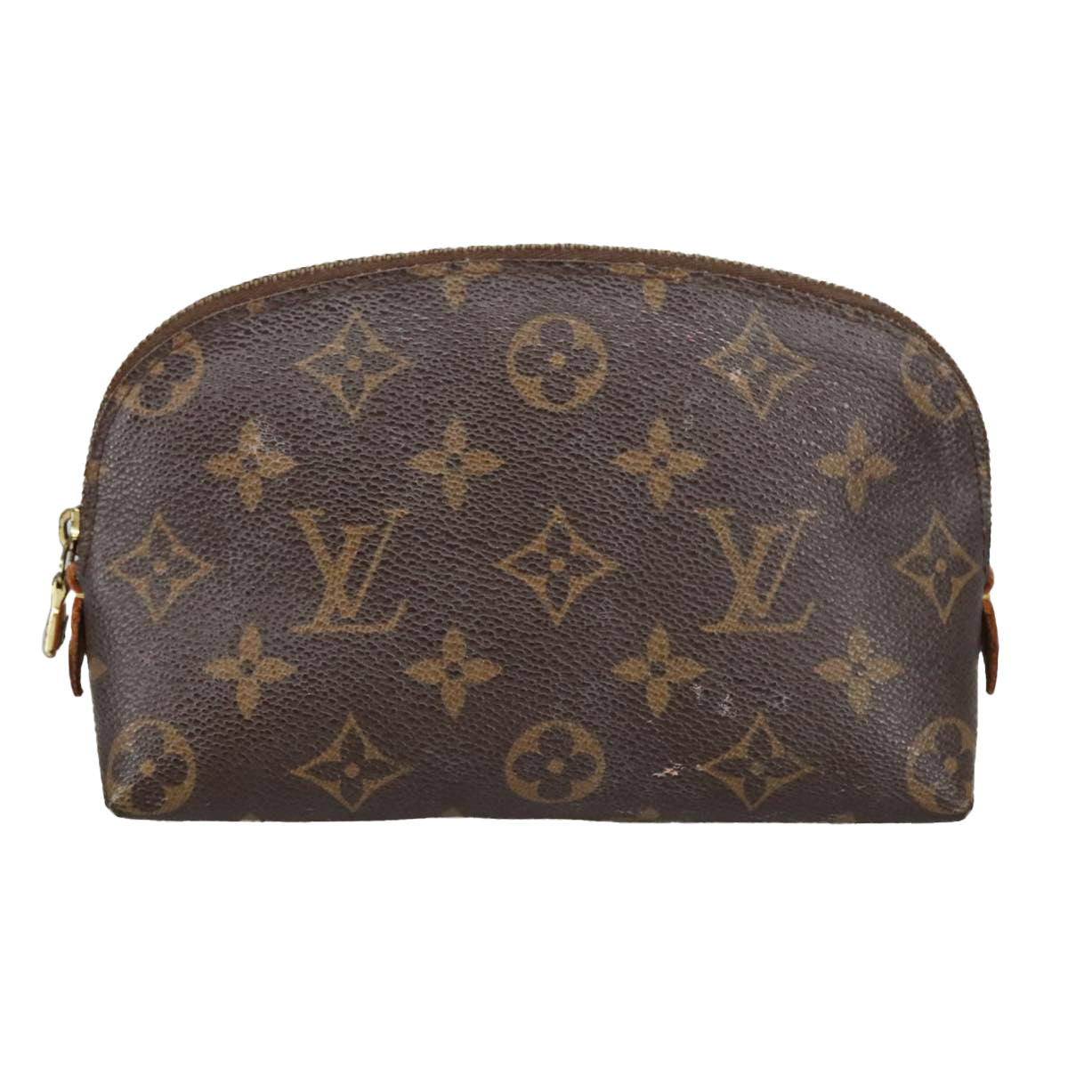 LOUIS VUITTON Monogram Pochette Cosmetic PM Cosmetic Pouch M47515 LV Auth 100595