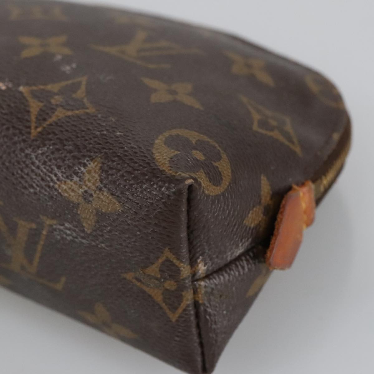 LOUIS VUITTON Monogram Pochette Cosmetic PM Cosmetic Pouch M47515 LV Auth 100595