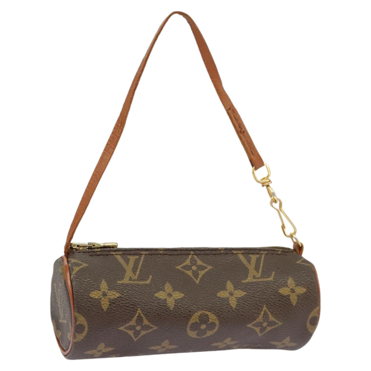 LOUIS VUITTON Monogram Papillon Pouch LV Auth 100596