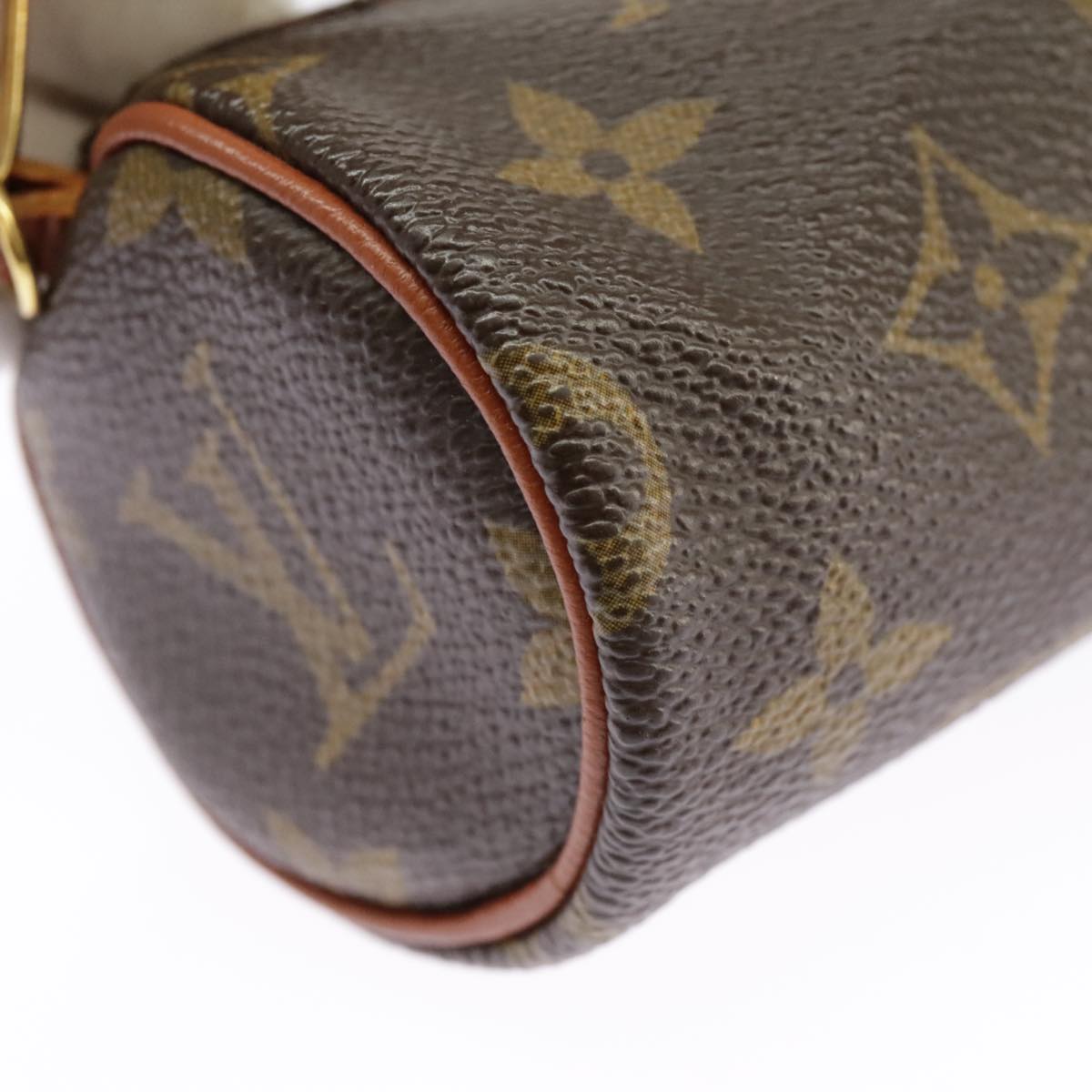 LOUIS VUITTON Monogram Papillon Pouch LV Auth 100596